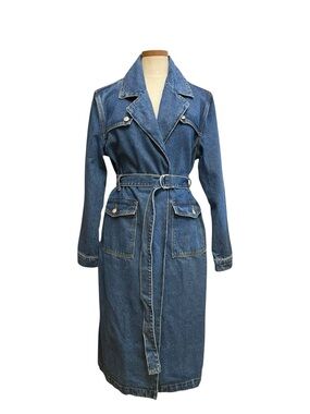 Dolls Kill Milk It Bandit Denim Trench